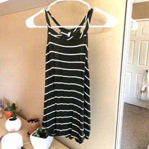 Striped Green Racerback Tank